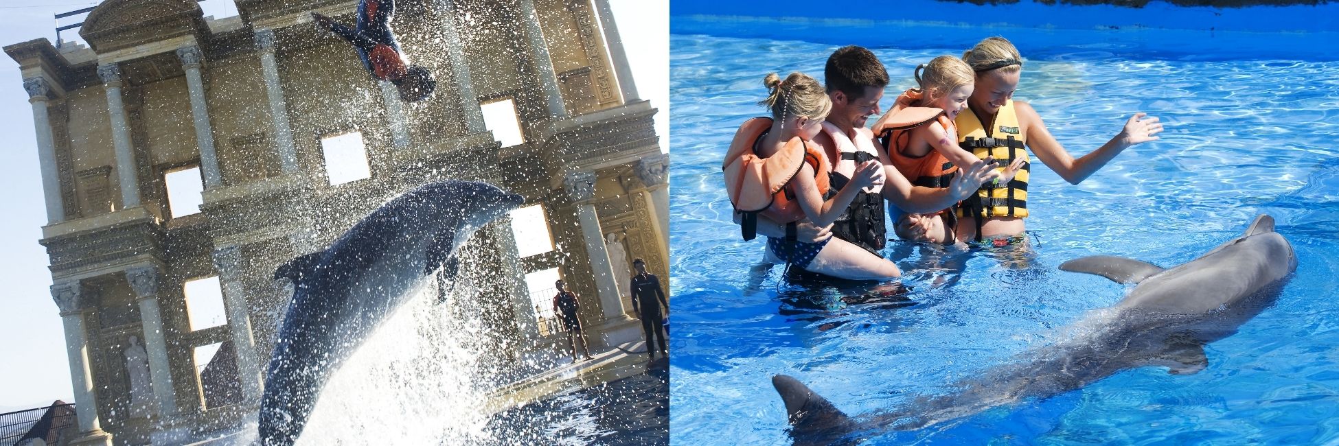 Семейство на плаж с аквапарк в Кушадасъ